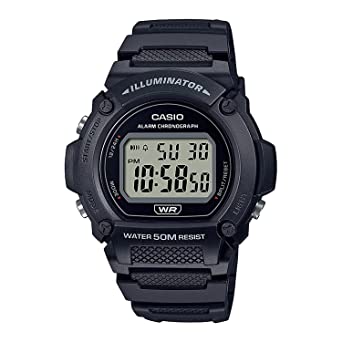 Casio Digital Gray Dial Unisex's Watch-W-219H-1AVDF