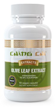Olive Leaf Extract | 2 Month Supply | Standardized To 20% Oleuropein For Super Strength | Non-Gmo | 60 Veggie Capsules