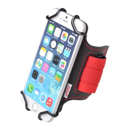 TFY Open-face Sport Armband  Key Holder for 4 Inch to 55 Inch Cell Phone - Open-face Design - Direct Access to Touch Screen Controls - Iphone 5  5 S Iphone 6 Plus - Iphone 6  6s - iPhone SE -Neuxs 5 - Lumia 925  630 - Samsung Galaxy S49500  S5g900  S7  Note 2 N7100 - HTC One Max and Mini  Desire  Butterfly - iPod Touch 5th  6th Generation and More - Black