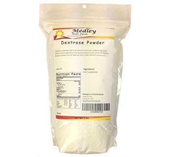 Dextrose Powder 2 lbs by Medley Hills Farm Made in USA