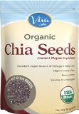 Viva Labs Organic Chia Seeds Bag 2 Pound