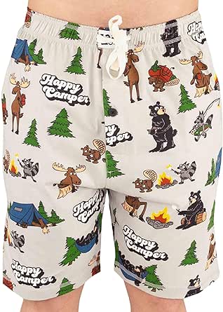 Lazy One Pajama Shorts for Men, Men's Pajama Bottoms, Sleepwear