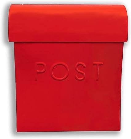 NACH MB-7302 Vicki Mailbox, Red, 11x4.5x12.5 in