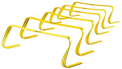 SKLZ 6x Hurdles- 6” Ultra Durable, All Purpose Speed Training, Agility, and Plyometric Hurdles (Set of 6).