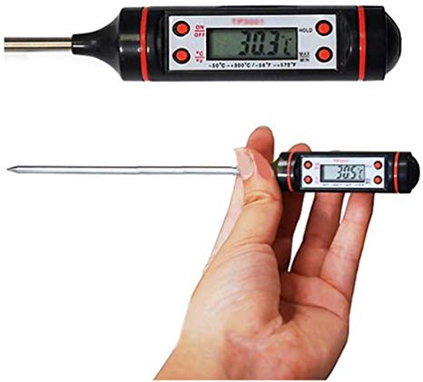 Big Bargain Store Food Probe Meat Digital Cooking Thermometer Kitchen BBQ