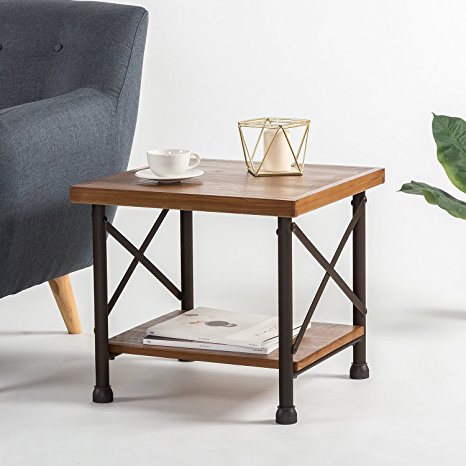 Zinus Industrial Style Side Table