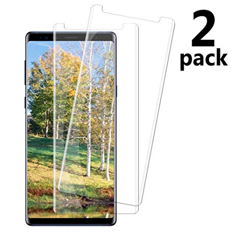 [2 Pack] Samsung Galaxy Note 9 Tempered Glass Screen Protector, invarsely [HD Clear][Anti-Bubble][9H Hardness][Anti-Scratch][Anti-Fingerprint] Screen Protector Compatible with Note 9