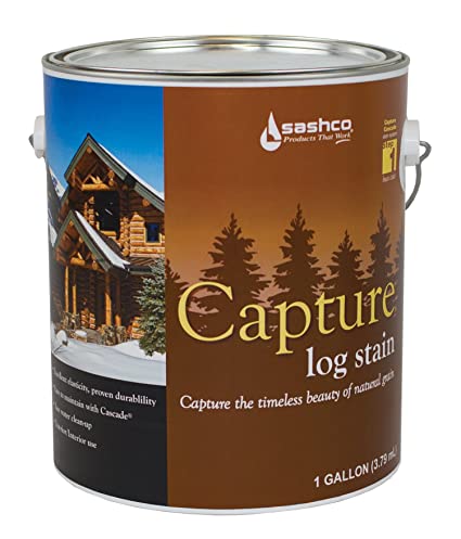 Sashco Cap-P-AA Autumn Aspen Cap-P Capture Log Stain, 1 gal Can