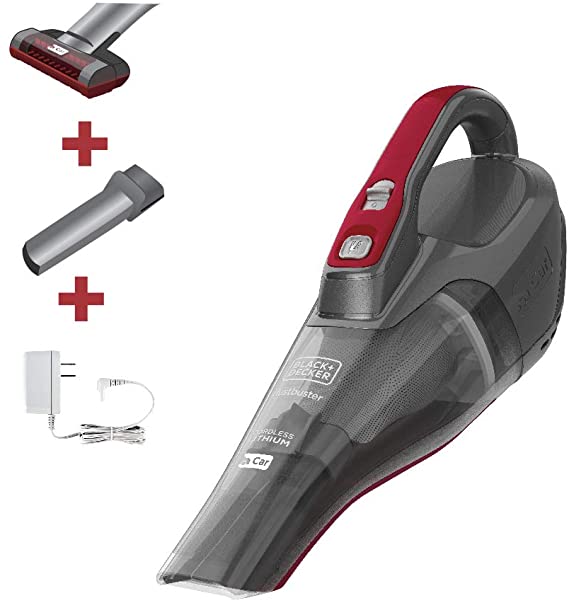 BLACK DECKER dusbuster Handheld Vacuum for Car, Cordless, Gray (HLVB315JA26)