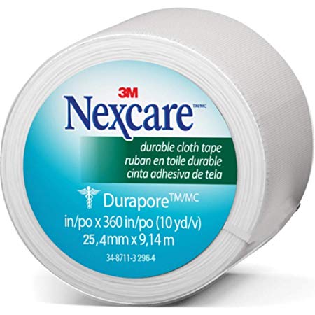 3M Nexcare Durable Cloth First Aid Tape, 1 Inch x 10 Yards