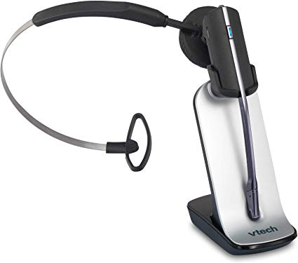 VTech VH621 Accessory Convertible DECT Office Wireless Headset for VTech and Snom DECT Business Desk Phones