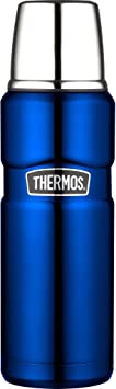 Thermos King Stainless Steel Flask - 470ml - Metalic Blue