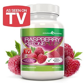 Raspberry Ketone PLUS [AS SEEN ON TV] (Buy 1 Get 1 OxyPlus FREE) (Over 1 million sold, official weight loss brand as featured on FOX NEWS made from EU approved safe and natural raspberry ketones extract) Weight Loss Lean Fat Burning Supplement Plus Appetite Suppressant Max Extract Formula - Premium Quality Vegetarian friendly