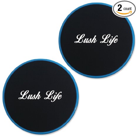 Core Workout Ab Exercise Equipment Sliders Gliding Disc Set of 2 Fitness Low Impact Cardio Strength Training