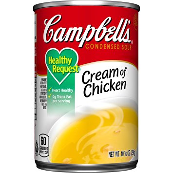 Campbell's Healthy Request Condensed Soup, Cream of Chicken, 10.5 oz