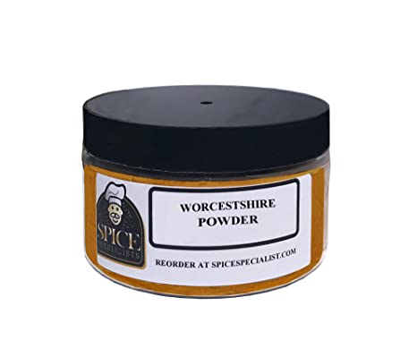 Worcestershire Powder by Spice Specialist - (Holds 3 oz.) - Kosher