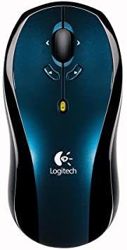 Logitech LX7 Cordless Optical Mouse - Dark Blue