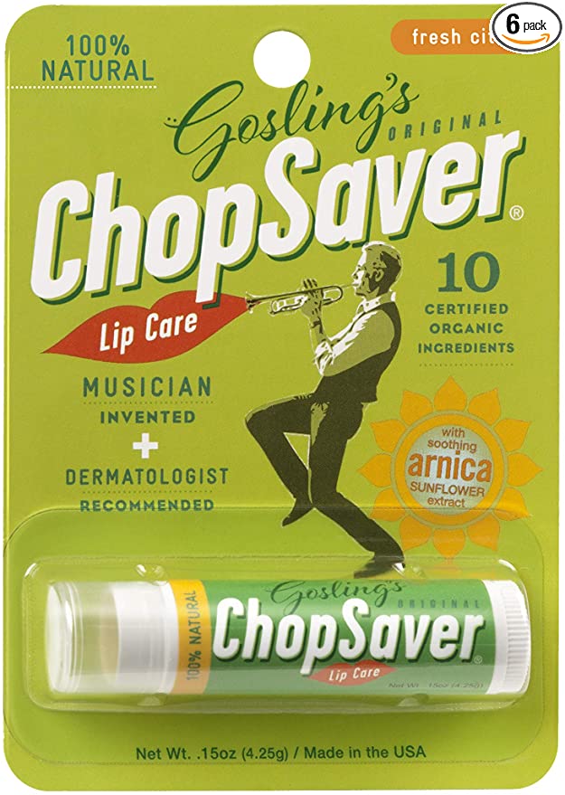 Gosling's Original ChopSaver All Natural Lip Care, 0.15 Oz (Pack Of 6)