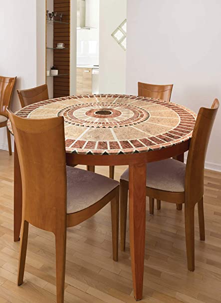 Jobar Decorative Stretch Table Cover (Mosaic), one Size