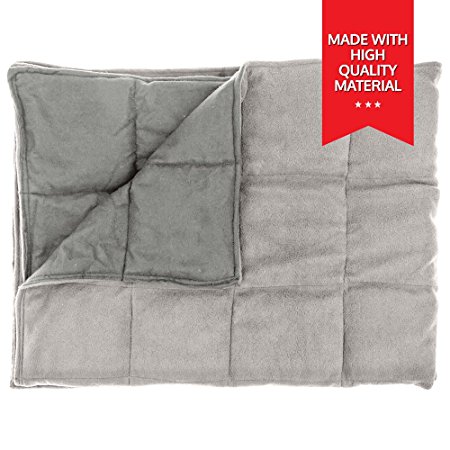 Premium Weighted Blanket by InYard - 15lbs - Multi Gray