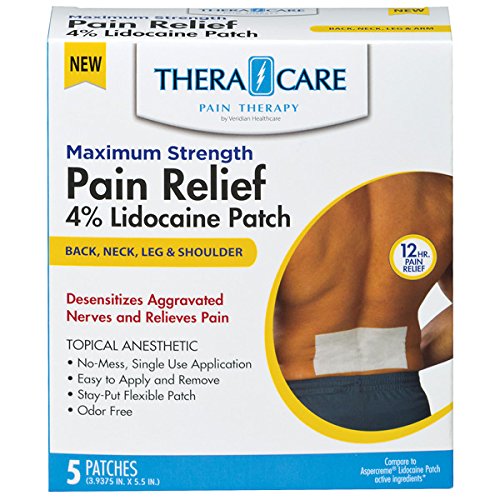 THERA CARE LIDOCAINE PAIN RELIEF MAXIMUM STRENGTH PATCHES 5 COUNT