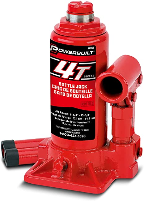 Powerbuilt 640905 Heavy Duty 4-Ton Bottle Jack