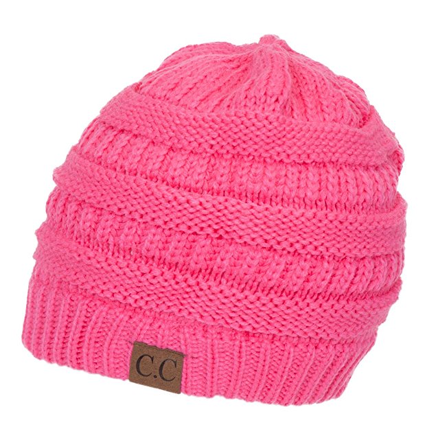 C.C Women's Thick Slouchy Knit Beanie Cap Hat