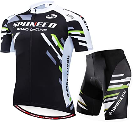 Cycling Jersey Short Sleeve Men MTB Bike Clothing Road Bicycle Shirts Shorts Padded Pants