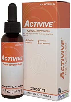 HelloLife Activive - Natural Fatigue Symptom Relief such as Exhaustion, Drowsiness, and Muscle Weakness