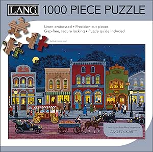 LANG Saturday Night Downtown Puzzle - 1000 Pc (5038062)