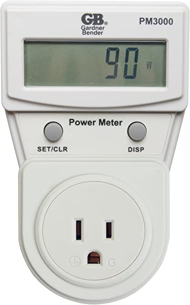 Gardner Bender PM3000 Energy Power Meter Monitor, Grey
