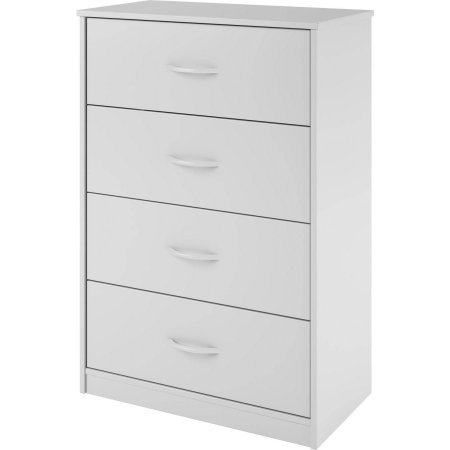 4-Drawer Dresser (White Stipple)