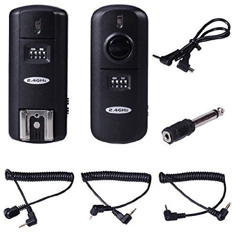 Neewer FC-16 Multi-Channel 2.4GHz 3-IN-1 Wireless Flash/Studio Flash Trigger with Remote Shutter for Nikon D7100 D7000 D5100 D5000 D3200 D3100 D600 D90 D800E D800 D700 D300S D300 D200 D4 D3S D3X D2Xs