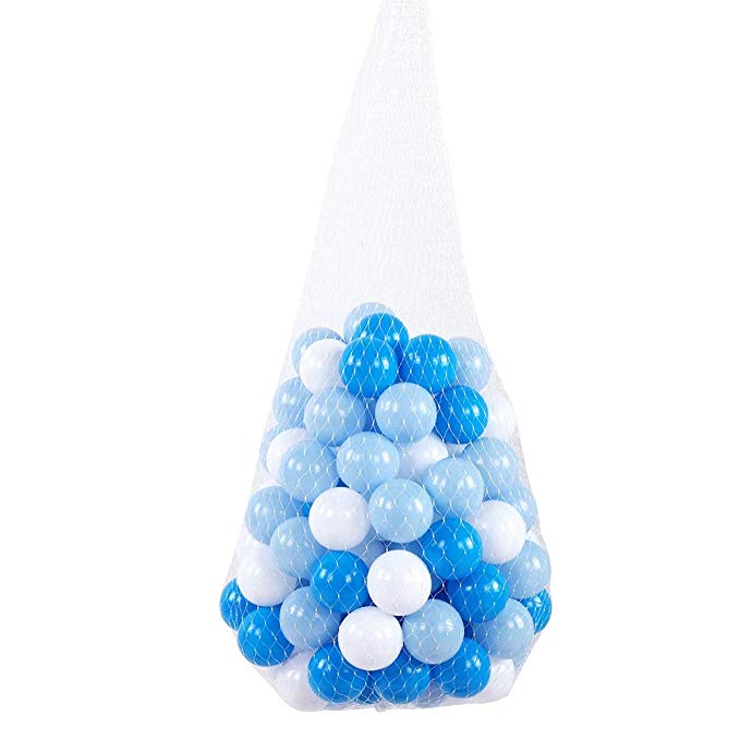 Bnineteenteam Pit Balls,Colorful Ocean Ball,Soft Plastic Mini Play Balls for Baby Kids Tent & Indoor Play(100pcs)