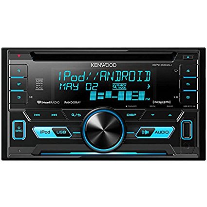 Kenwood DPX302U 2-DIN CD Receiver with Front USB & Aux Inputs