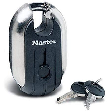 Master Lock 187XD Titanium Padlock, 2-5/16-Inch Wide, Black