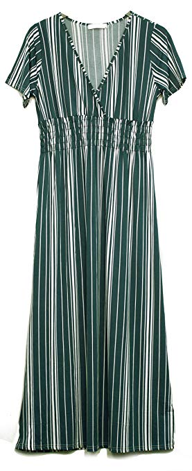 Plum Feathers Poly Span Summer Prints Maxi Dress
