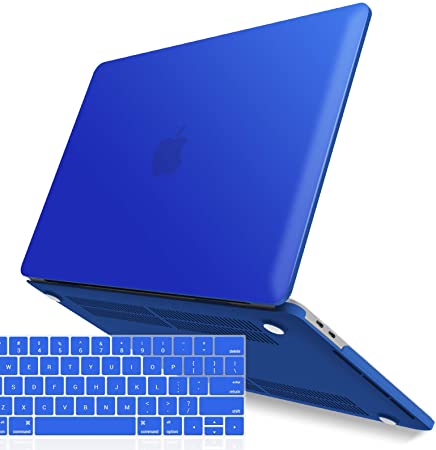 IBENZER MacBook Pro 13 Inch Case 2020 2019 2018 2017 2016 A2159 A1989 A1706 A1708, Hard Shell Case with Keyboard Cover for Apple Mac Pro 13 Touch Bar, Royal Blue, T13RBL 1