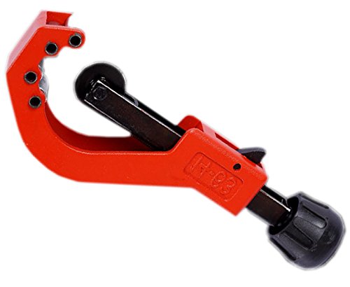 Tube Cutter Copper Stainless Steel Tubing Cutter Copper Aluminum PPR Tube Cutting Tools, 1/2-inch to 2-1/2-inch Red