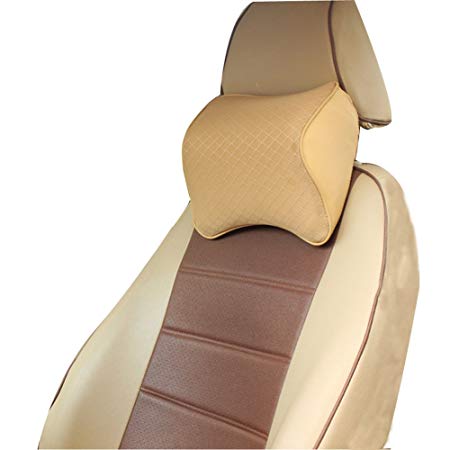 ZATOOTO Car Headrest Pillow Memory Foam - Neck Pillow Support for Driving Adjust Height