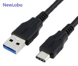 USB 31 Type CNewLoboTM 1Pack 3 feet  1-meter Micro USB 31 Type C Male to Standard Type A USB 30 Male Data Cable for Type-C Supported Devices - Black