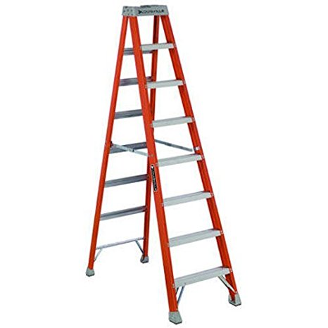 Louisville Ladder FS1508 300-Pound Duty Rating Fiberglass Step Ladder, 8-Feet