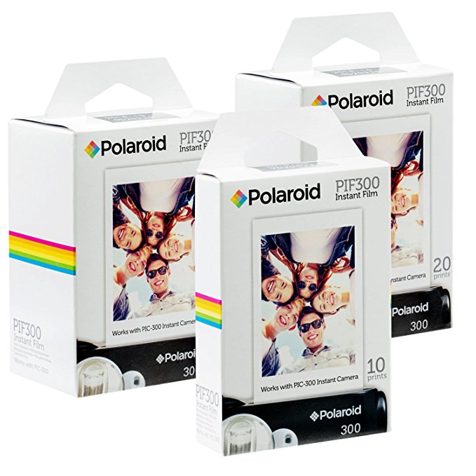 Polaroid PIF300 Instant Film - Designed for use with Fujifilm Instax Mini and PIC 300 Cameras (50 pack)