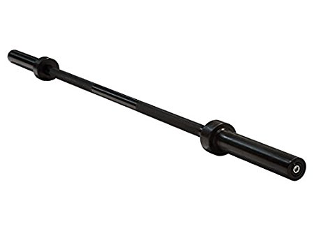 Body-Solid OB60 Black 5' Short Olympic Weight Lifting Bar - 600 Pound Capacity