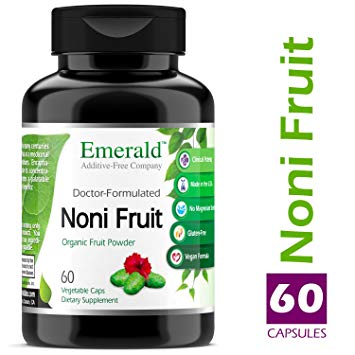 Noni Fruit - Supports Immune System Function, Anti-Inflammatory, Powerful Antioxidants, & Supports Bowel Health - Emerald Laboratories (Fruitrients) - 60 Vegetable Capsules