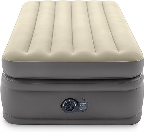 Intex - Comfort Elevated Airbed with Fiber-Tech IP, Twin