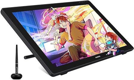 HUION Kamvas 24 Plus Graphics Tablet with 23.8inch Screen with Full-Laminated QD LCD Screen 140% sRGB Android Support Battery-Free Stylus 8192 Pen Pressure