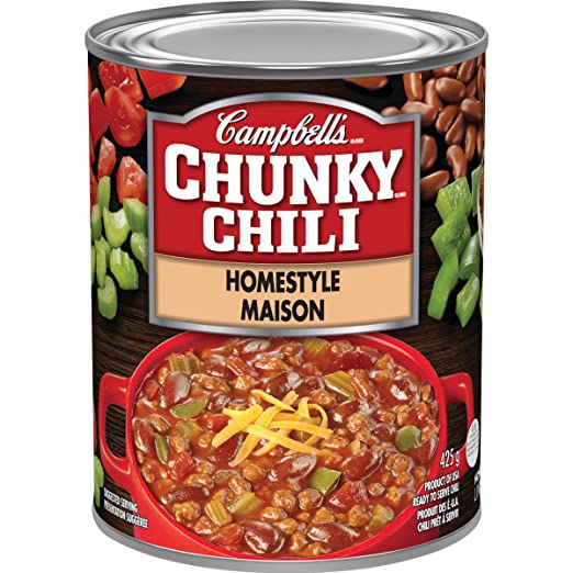 Campbell's Chunky Chili Homestyle, 425g/15oz., {Imported from Canada}