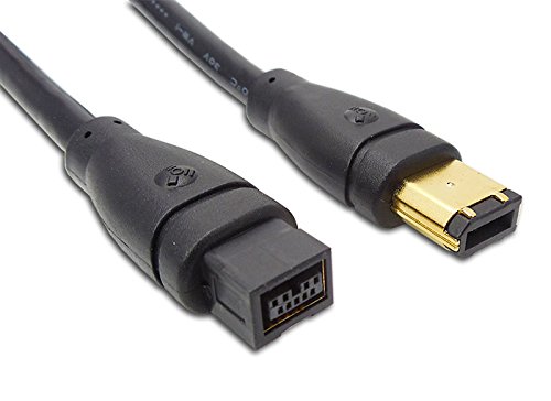 FireWire Gold-Plated 800 to 400 9 Pin to 6 Pin 1.5m Cable IEEE 1394