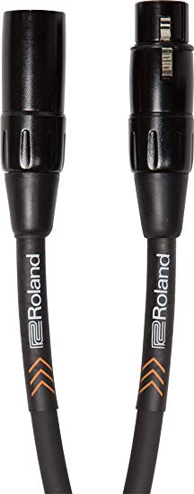 Roland Microphone Cable, Black Series, 50 feet (RMC-B50)